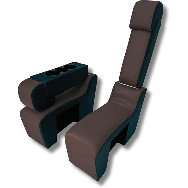TOUCH OF MODERN  Car Armrest with Glass Holder & Ash Tray Beige