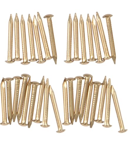 Kupfernägel Zum Baumtöten – 10,2 Cm Nagelspikes Für Stumpfentfernung + Bohrer (15 Stück)