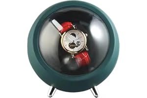 OMANA Caricatore automatico per orologi meccanici automatici con cavo USB, visualizzazione opzionale della batteria, orologio da polso