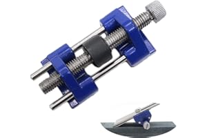 behone Guide d'affûtage avec rouleau en laiton, En acier inoxydable Serrage sur le côté Angle fixe - Avec rouleau en laiton pour ciseaux à bois, lame de rabot, burin plat