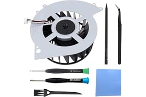 ZHUROUPU per PS4 Ventola di Raffreddamento Interna 2000RPM per Sony Playstation4 CUH-12XX, KSB0912HE-CK2M 500GB con Spazzola, pinzette, Pad Termico, spudger, cacciavite PH0 e T8