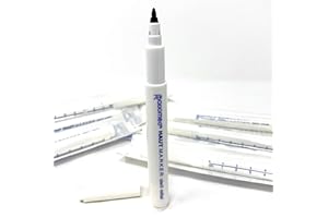 ‎TATTOO [INKGRAFIX] PIERCING INKgrafiX® SET 3x Steriler Hautstift/Hautschreiber - Skinmarker Violett Ratiomed - mit Lineal - Tattoo Piercing - IG56740 - Stift Tattoostift