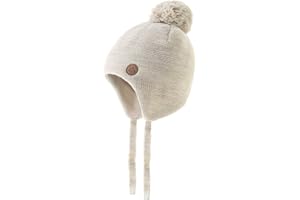 Monimo Wintermütze Kinder Warm Earflap Mädchen & Jungen Wintermütze Beanie
