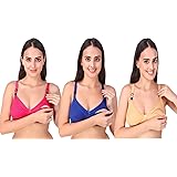 BRUCHI CLUBWomen's Cotton Non-Wired Maternity Bra Pack
