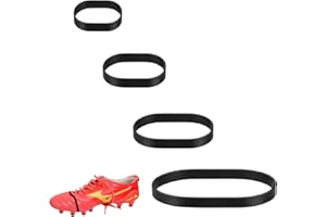 XINGRUN 80 Pezzi Elastici 200g per Ufficio - Elastico Dimensioni 25/40/60/70mm - Nero