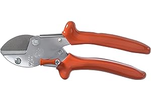 ORIGINAL LÖWE Tijeras de podar profesionales originales LÖWE yunque 5.107 con hoja de acero recubierta de acero inoxidable y antiadherente: podadora práctica y liviana, ideal para cortar árboles frutales,