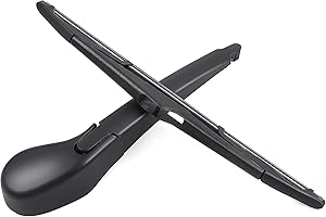 JUNWEI Rear Wiper Arm Blade, Replacement for Ford Focus MK 3 Hatchback 2011-2018 - ZOFFI Back Windscreen Wiper Assembly Replacement - All Season Natural Rubber Cleaning Window