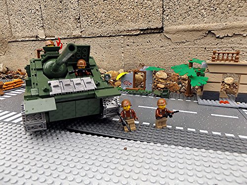 Modbrix 2467 – ☭ Rote Armee Jagdpanzer SU-85 Panzer inkl. custom Sowjetische Soldaten aus original Lego© Teilen ☭ - 7