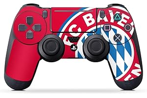 Skin kompatibel mit Sony Playstation 4 PS4 Slim Controller Folie Sticker FC Bayern München Offizielles Lizenzprodukt FCB