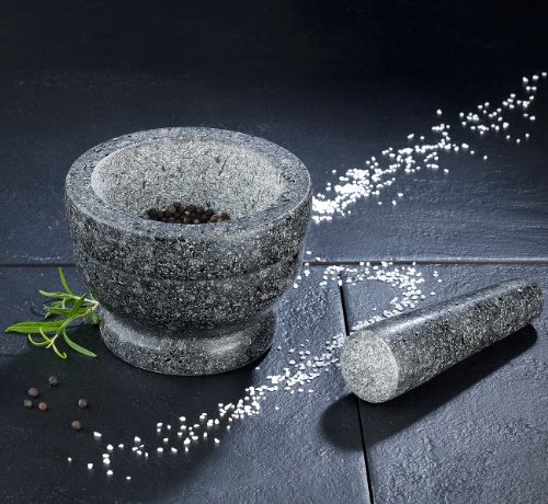 Rosenstein & Söhne Granit-Mörser mit Stößel - 3