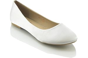 ESSEX GLAM New Womens Flat Slip ON Pumps Ladies Glitter Ballet Round Toe Ballerina Dolly Bridal Shoes Size (UK 8 EU 41, Black Suede)