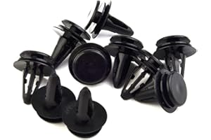 SANDYSEPTEMBER Lot de 10 clips de fixation pour coffre arrière de voiture - Pour MG ZS et MG3 - Noir