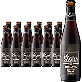 La Sagra Mulata - Cerveza estilo Porter Ale - 5% Vol. - Caja de 12 botellas de 330 ml - Total: 3960 ml