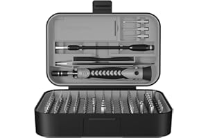 Jeu de Tournevis de Précision, SOONAN 130 en 1 Kit D’outils Avec 120 Bits Jeu de Tournevis Magnétique et Jeu D’outils 10 Bits Outil De Réparation Pratique Pour Ordinateur Téléphone Ordinateur