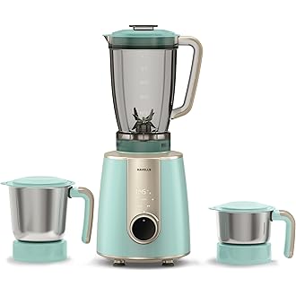 Havells CRAFT Mixer Grinder | One Touch Grinding | Unique Touch Control | Powerful BLDC Motor with 10 Year Warranty | 50% Quieter Performance| Precisi