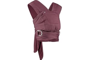 Caboo Original Cotton Blend Baby Carrier Slings - Burgundy | Baby Sling Carrier for Newborn Essentials | Toddler Sling Baby Carriers from Newborn