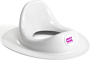 OKBABY Ergo Riduttore per WC con Seduta Ergonomica e Confortevole, Bianco