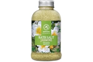 ‎AROMATIKA TRUST THE POWER OF NATURE Sea Bath Salt Jasmine 600 g - Bath Sea Salt with Essential Jasmine Oil - Aromatherapy Bath - Body Care - Good Sleep - Bathing - Relaxation - Good Mood Bath Additive - Floral Bath Fragrance