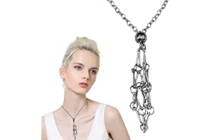 Hitrod Porte-Collier en | Cage réglable en Acier Inoxydable pour Pierre - Accessoires de Bricolage, chaînes de Fabrication de Bijoux, pour Les familles, Les Amis, Les Amateurs de Pierres