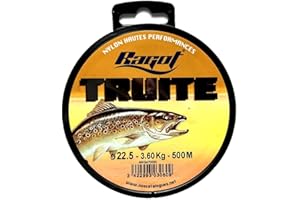 BOBINE NYLON TRUITE RAGOT 500M - 4 TAILLES (Diam 22.5 - 3.6 Kg)