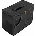 Colcolo Housse pour Matériel Musical Sac Amplificateur Rangement Instrument Accessoire Toile Design Denim Fermeture Adaptée à Musiciens Cadeau, Black, M