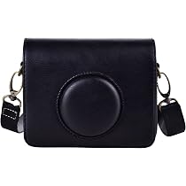 Étui Vintage En Cuir PU Pour Fujifilm Instax Mini Evo – Housse De Protection Élégante Avec Bandoulière Amovible