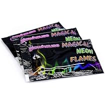 Dry Ice Pellets 5-Pack - 10g Each, Long-Lasting Colored Flame For Fire ...