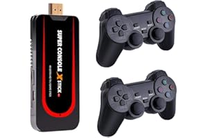 Dapuly Mini TV Lettore di videogiochi, WiFi HDMI uscita Retro Console X 50 + Emulatori 30000/40000/50000 + Giochi incorporati 2.4G Classic Console per PS1/N64/DC