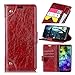 Produktbild Wendapai Huawei Mate 10 Lite Brieftasche Hülle, [Folio Stil ] Prämie Huawei Mate 10 Lite Karte Hülles Stand Feature zum Huawei Mate 10 Lite [Wine Red ] New Flip Hülle mit New