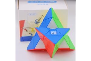 Bukefuno MoYu RS Pyraminx Puzzle magnétique MFJS Magic Speed Puzzle Cube moyu R S Pyramide M sans autocollant (2022 magnétique)