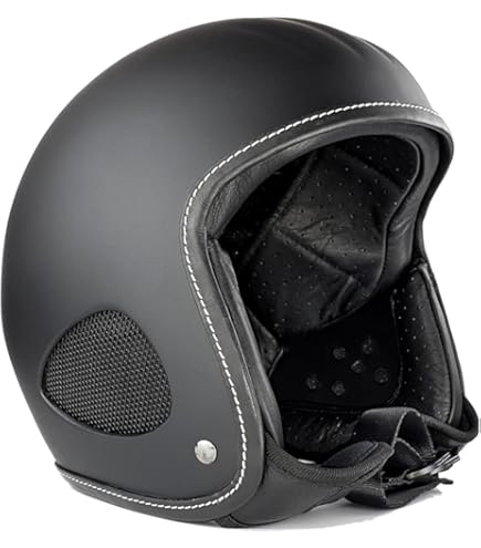 Bores Gensler Kult - Jethelm - ECE 22.05 Geprüft - Matt-schwarz - MOTOPOINT