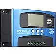 Morelian 100A MPPT Solar Charge Controller Dual USB LCD Display Auto Solar Cell Panel Regulator