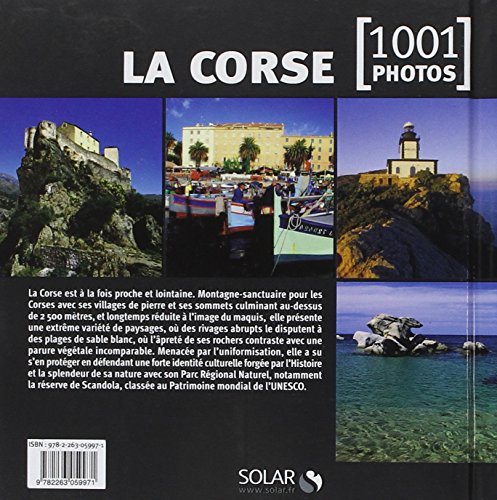 Livres Couvertures de LA CORSE EN 1001 PHOTOS