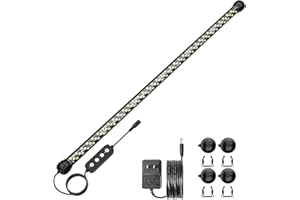 ‎SEAOURA SEAOURA Aquarium Led Beleuchtung mit Timer, Aquarium licht mit automatischer Ein-/Ausschaltung, Vollspektrum, 10 Helligkeitsstufen, für Aquarium
