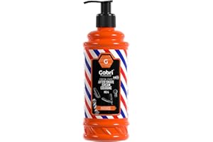 G GABRI Gabri Aftershave Cream & Cologne 2 in 1 400ml, Professional Barber Salon Quality, Mens After Shave Lotion, Cooling Citrus & Spice with Refreshing Effect (Intense)