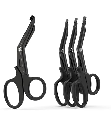 thumbnail image 2 of CYNAMED USA 7.5" EMT Shears – Black Utility Scissors For Medical, First Aid, Emergency (Model 786-008) 2 of 4