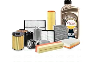 SABER Kit tagliando auto, kit tre filtri e 4 litri olio motore Total 5W40 (PR4394/19)