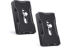 K&F CONCEPT Lot de 2 Plateau Rapide 1/4" Adaptateur de Plaque Dégagement Rapide Trépied Attache en Aluminium pour Appareil Photo DSRL Rotule Trepied