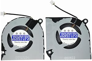 JISHIYUFS remplacement nouveau ventilateur de refroidissement pour Acer Nitro 5 Gaming Laptop AN515-54 AN515-43 AN515-54-728C AN515-54-5812/51M5 AN515-54-5695/599H AN517-52 N18C3 Acer Nitro7 AN715-51