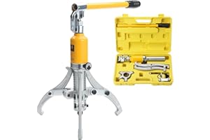 HSEAMALL 5T Hydraulik Abzieher, Hydraulisch Radnabenabzieher Polradabzieher, 3 Backen Hydraulischer Lagerabzieher, Innenlager Abzieher für Lager, Radlager Abzieher Kugelgelenkabzieher