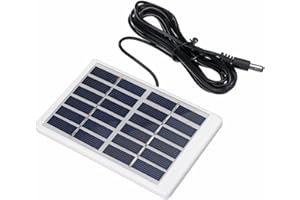 WHYCHSTORE Panneau solaire polycristallin fiable et efficace de conversion d'énergie solaire 5 W 6 V