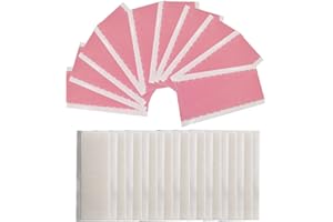 TAASMOOG Hair Extension Tape Tabs - 240 Pcs Double Sided Adhesive Human Hair Tape, Waterproof Wig Tape and Toupee Tape for Replacement (White+Pink, 4 x 0.8 cm)