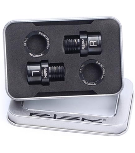 Adattatori Pedali Bici In Acciaio Inox 304 - Convertitore 9/16 A 1/2, Lunghezza 32 Mm