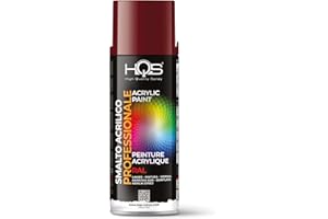 HQS HIGH QUALITY SPRAY HQS Bombe de peinture acrylique, couleurs Ral (Ral 3004 - Rouge pourpre)