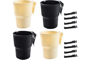 WeeGoo 4Pcs Car Cup Holder, Universal Drink Cup Holder for Car, Multifunctional Car Drink Holder for Coffee Cups, Thermos Cups,Water Bottle