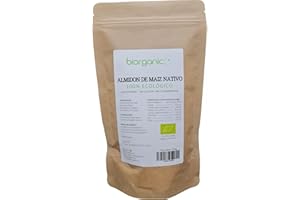 BIORGANIC Almidón de Maíz Nativo, 200g. SIN GLUTEN. Gran Pureza. Agricultura Europea. Maicena 100% natural. Vegano. Sin MGOs. Marca española.