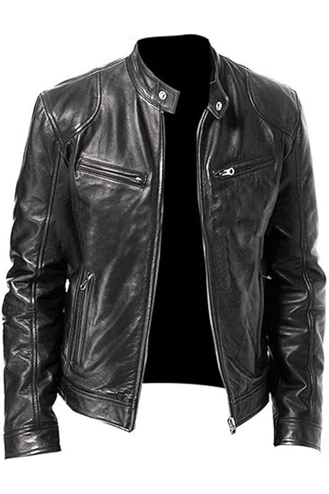 Blouson Moto Femme Veste Moto Cuir Homme Avec Protections Taille
