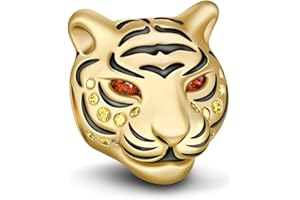 GNOCE Animals head Charms 925 Sterling Silver Bead Charm fit All Bracelets Necklaces Gifts for Pet Lovers