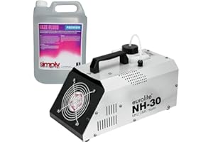 Eurolite NH-30 Haze Machine 720W DMX Hazer inc Remote & Fluid DJ Disco