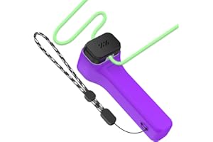 Protective Case for Loop Lasso Nano, MOWYEOK Non-Slip and Scratch-Resistant Protective Silicone Case Compatible with Looplasso Nano Rope Toy with Lanyard (Purple)